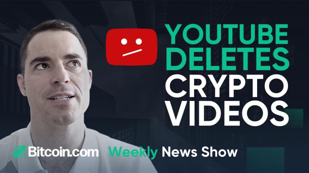 Youtube deletes crypto videos